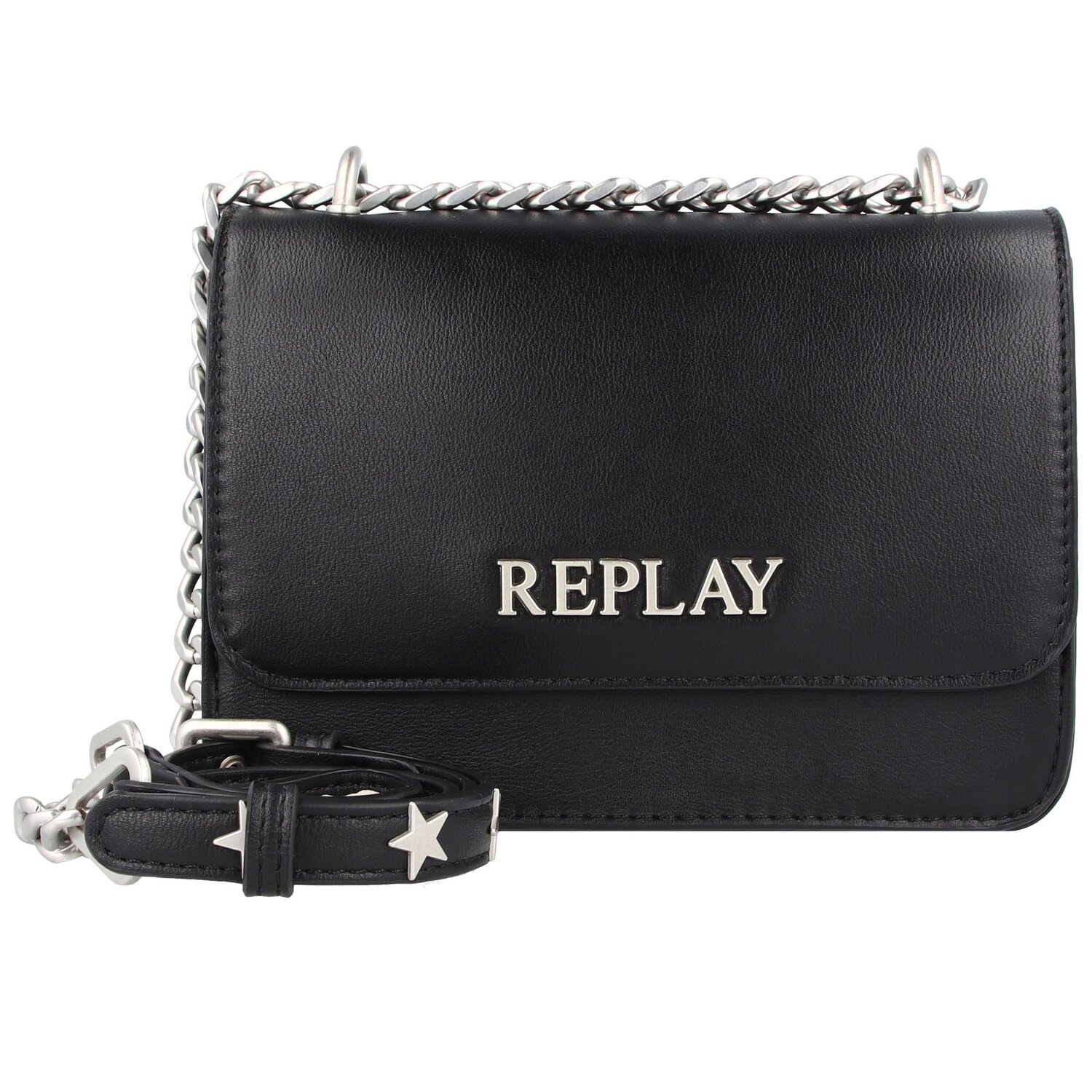 Replay Borsa a tracolla donna 19 cm black sul Bagaglio