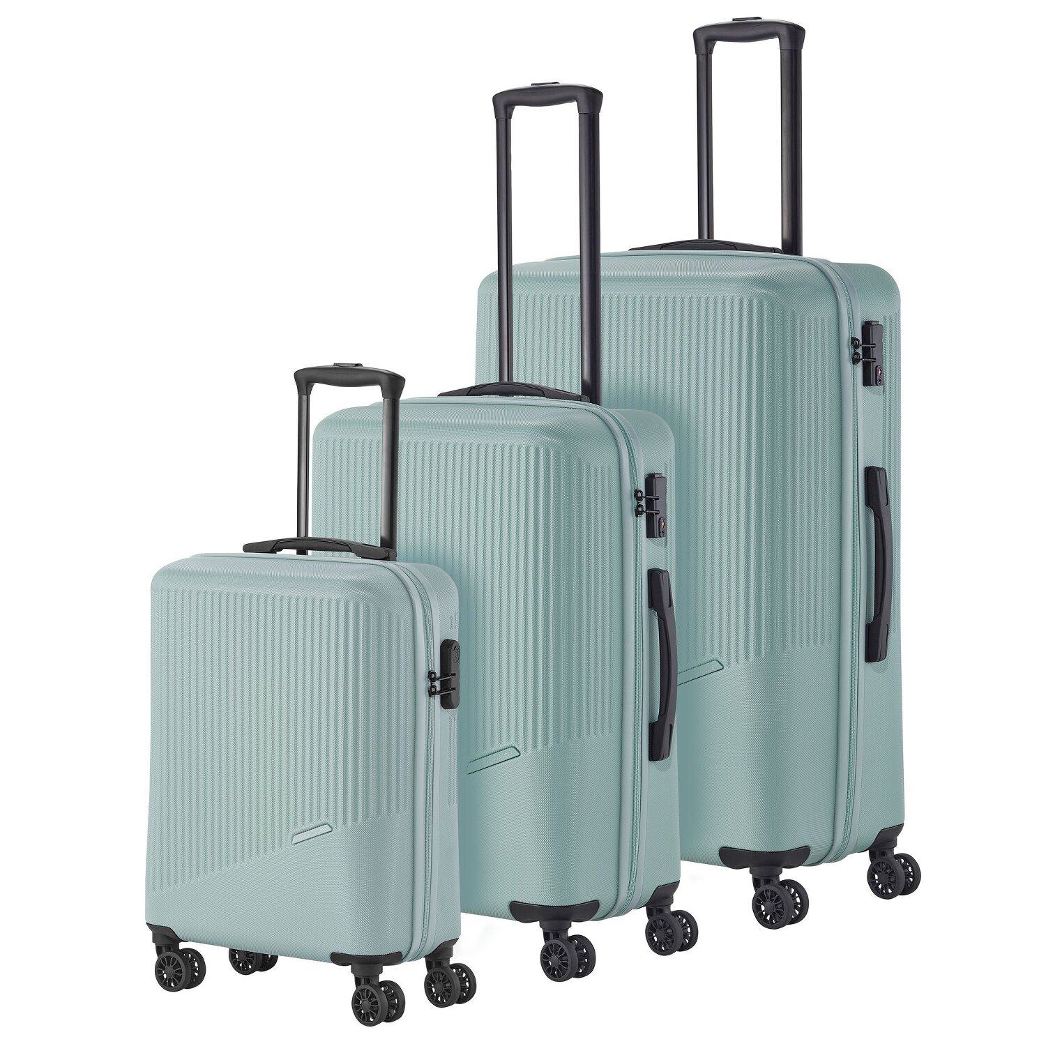 Travelite Bali ruote Set di valigie pezzi mint sul