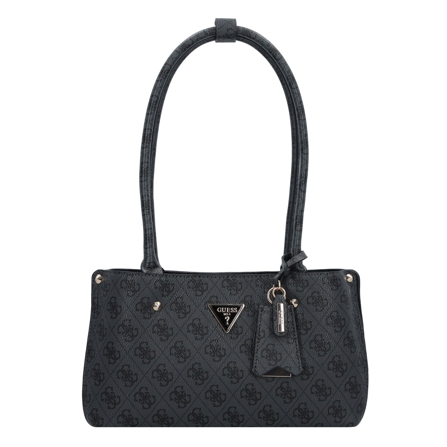 Guess Meridian Borsa a tracolla cm coal logo sul