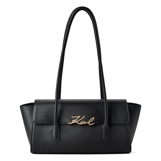 Karl Lagerfeld Signature Borsa a spalla Vera Pelle 37 cm