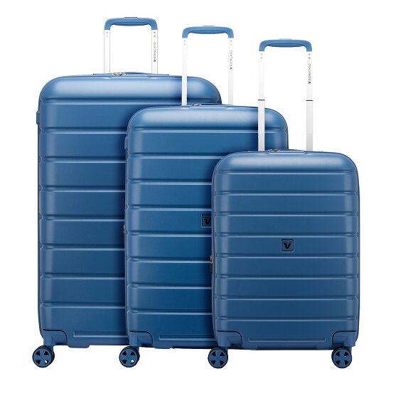 Roncato Relife 4 ruote Set di valigie 3 pezzi con piega di espansione
