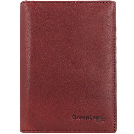 Greenland Nature Custodia per passaporto in pelle RFID di colore morbido 12 cm