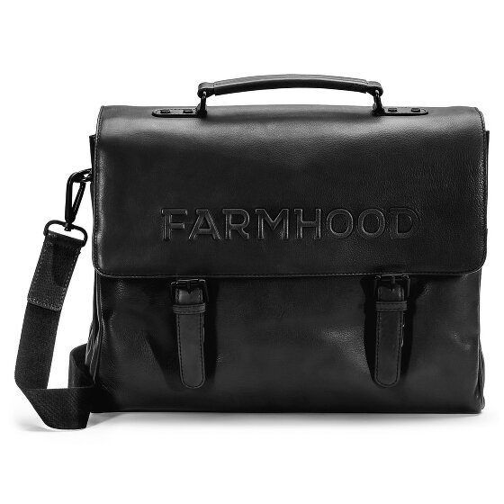 Farmhood Memphis Cartella XXL 3 scomparti in pelle 39 cm