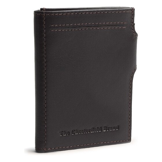 The Chesterfield Brand Ebro Custodia per carta di credito Protezione RFID Vera Pelle 7.5 cm