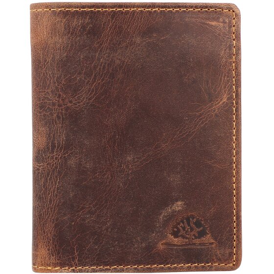 Greenburry Portafoglio vintage RFID in pelle 10 cm