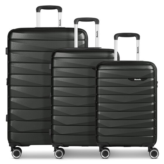 Bench Paris 4 ruote Set di valigie 3 pezzi con piega di espansione