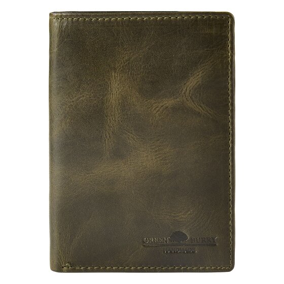 Greenburry Newport Portafoglio Protezione RFID Pelle 12.5 cm