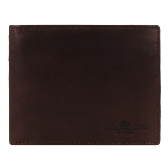 Greenburry Newport Portafoglio Protezione RFID Pelle 12 cm