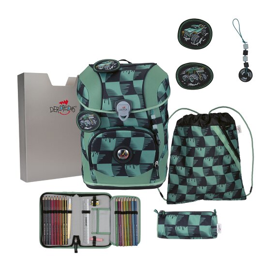 DerDieDas ErgoFlex Tiny Set di borse per la scuola 8 pezzi