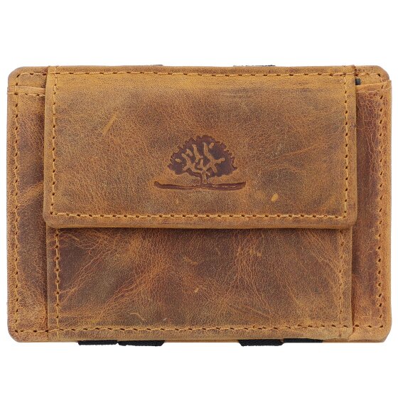 Greenburry Portafoglio magico vintage RFID in pelle 10 cm