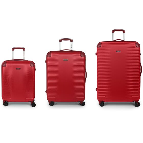 Gabol Balance XP 4 ruote Set di valigie 3 pezzi con piega di espansione