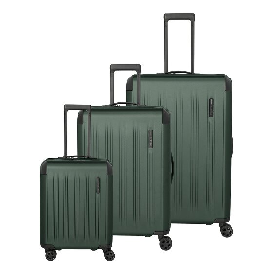 Travelite Dynamiic 4 ruote Set di valigie 3 pezzi con piega di espansione