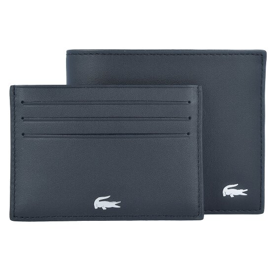 Lacoste Portafoglio Billfold Coin Box in pelle 11,5 cm
