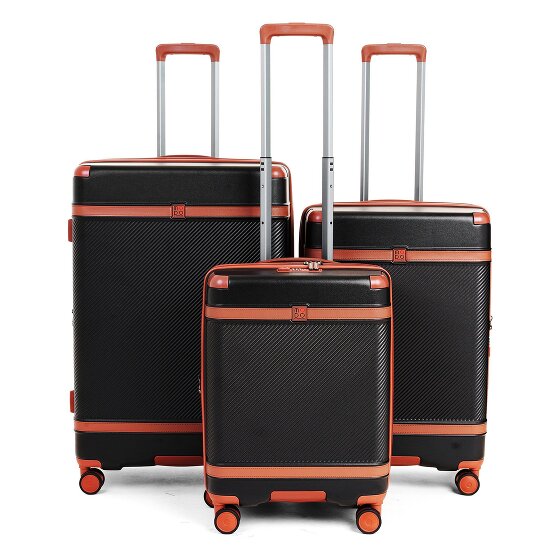 MODO by Roncato Charm 2.0 4 ruote Set di valigie 3 pezzi con piega di espansione