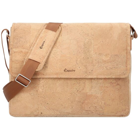 Esquire Messenger in sughero con scomparto per laptop da 39 cm