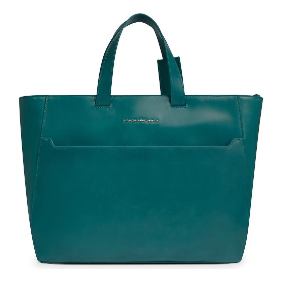 Piquadro Blue Square Borsa shopper Vera Pelle 40 cm