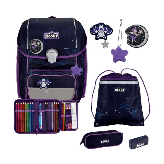 Scout Genius Exklusiv Safety Light Set di borse per la scuola