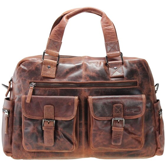 Greenland Nature Montana Borsetta in pelle 40 cm Scomparto per laptop