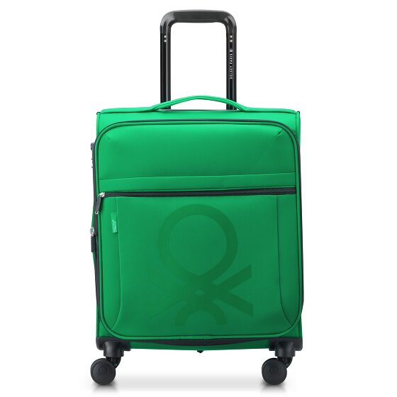 Delsey Paris x Colors Benetton Color Block Trolley da cabina a 4 ruote da 55 cm con piega ad espansione
