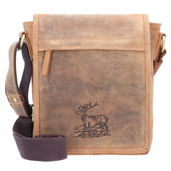 Greenburry Borsa a tracolla vintage in pelle 20 cm