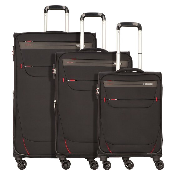 Worldpack Denver 4 ruote Set di valigie 3 pezzi