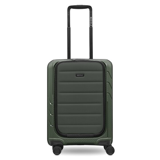 Redolz Essentials 17 Trolley da cabina a 4 ruote 55 cm con tasca morbida per laptop