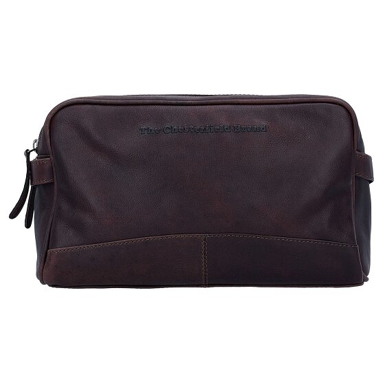 The Chesterfield Brand Wax Pull Up Borsa da toilette Pelle 29 cm