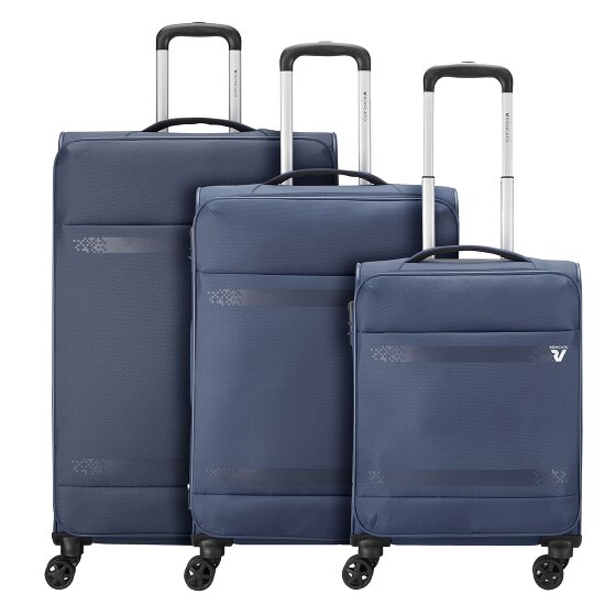 Roncato Jazz 4.0 4 ruote Set di valigie 3 pezzi con piega di espansione