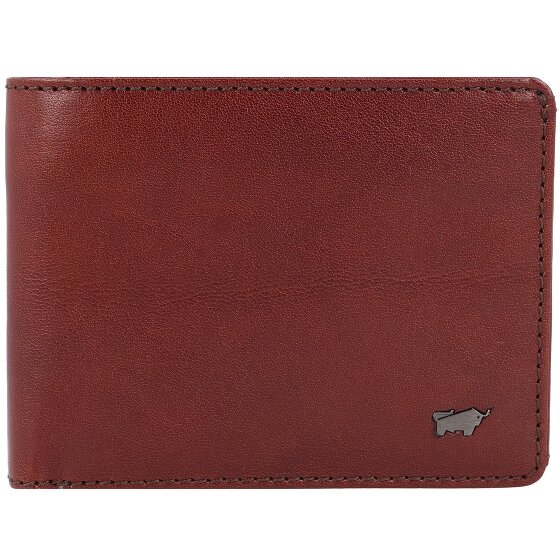Braun Büffel Portafoglio Country RFID in pelle 12 cm