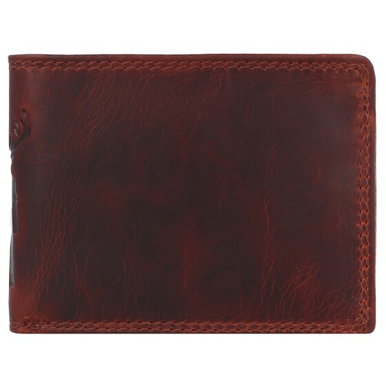 Jack Kinsky Monterey 104 Portafoglio Protezione RFID Pelle 10.5 cm