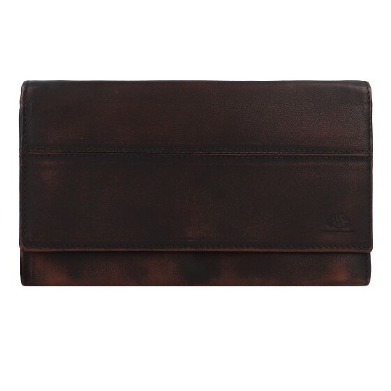 Greenburry Destressed Portafoglio Protezione RFID Pelle 18.5 cm