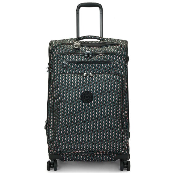 Kipling Basic Prt New Youri Spin 4 ruote Carrello M 68 cm con piega di espansione