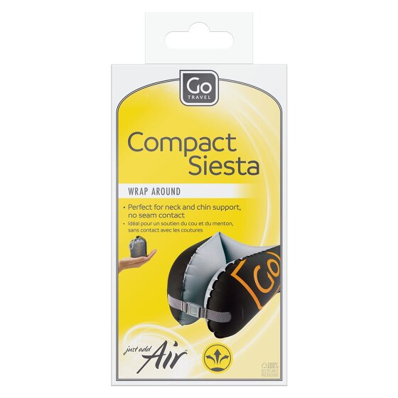 Go Travel Cuscino gonfiabile per il collo Compact Siesta 25 cm