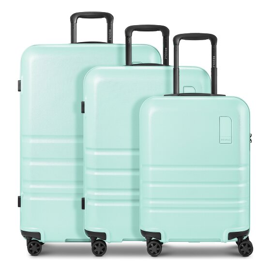Redolz Pro ABS 4 ruote Set di valigie 3 pezzi espandibile