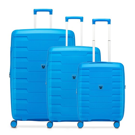 Roncato Skyline 2.0 4 ruote Set di valigie 3 pezzi con piega di espansione