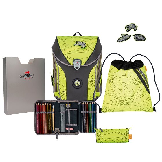 DerDieDas ErgoFlex Max Superflash Set di borse per la scuola 5 pezzi