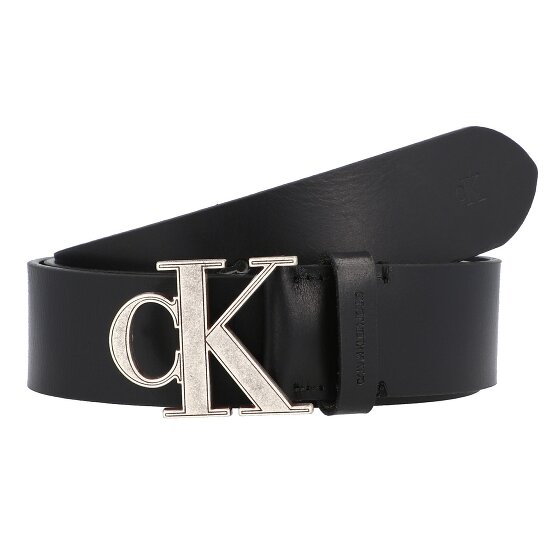 Calvin Klein Jeans Cintura monogramma in pelle