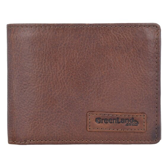 Greenland Nature Portafoglio Soft & Safe RFID in pelle 12 cm