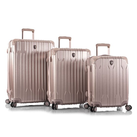Heys Xtrak 4 ruote Set di valigie 3 pezzi con piega di espansione