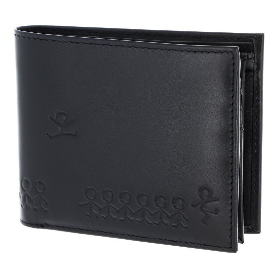 oxmox Leather Portafoglio Protezione RFID Vera Pelle 12 cm
