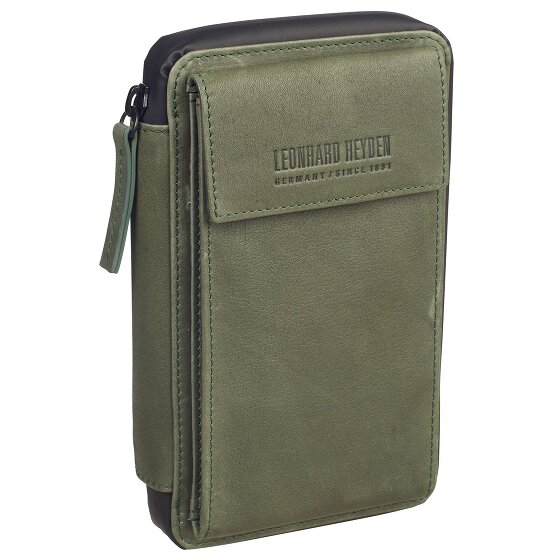 Leonhard Heyden Borsa mobile Aia in pelle 11 cm