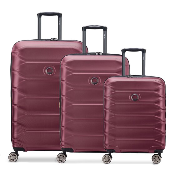 Delsey Paris Meteor 4 ruote Set di valigie 3 pezzi con piega di espansione