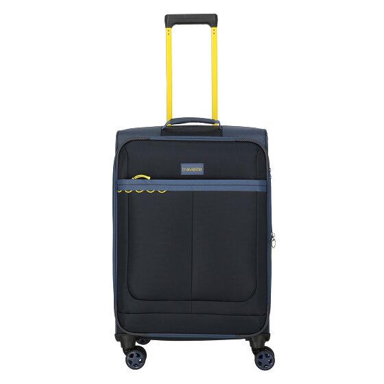 Travelite Color Craze 4 ruote Carrello M 66 cm con piega di espansione