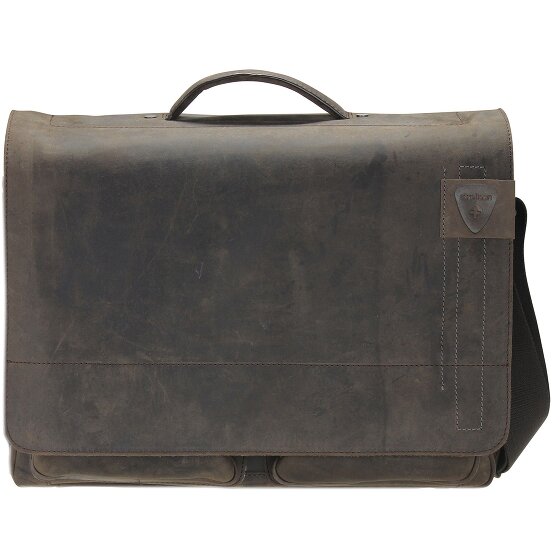 Strellson Richmond Messenger BriefBag XL in pelle 41 cm Laptop Compartment Strellson Richmond Messenger BriefBag XL in pelle 41 cm Laptop Compartment