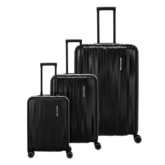 Travelite Barbara Novelty 4 ruote Set di valigie 3 pezzi con piega di espansione