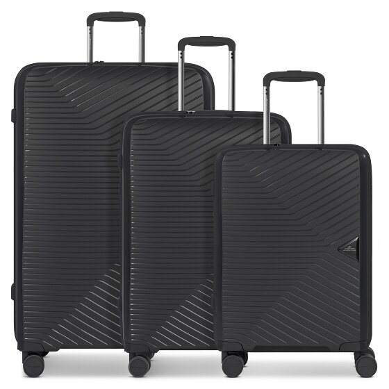 March15 Trading Gotthard Edition 4 ruote Set di valigie 3 pezzi