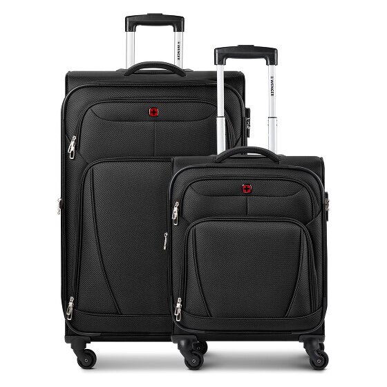 Wenger Beaumont 4 ruote Set di valigie 2 pezzi con piega di espansione