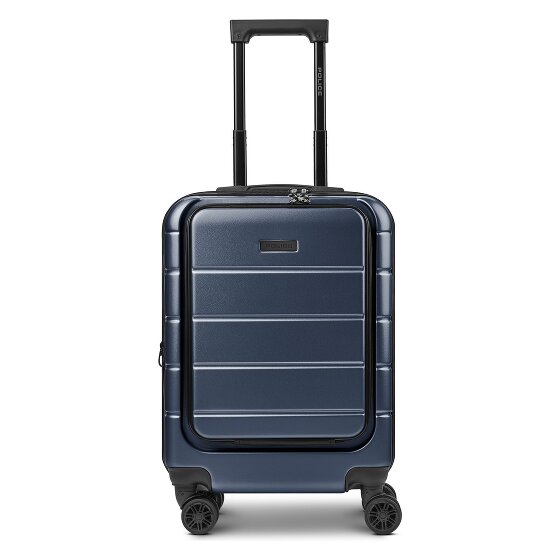 Police Dublin 4 ruote Trolley cabina S 54 cm Vano porta PC espandibile