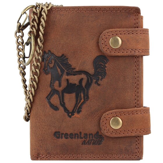 Greenland Nature Montenegro Portafoglio RFID in pelle 9 cm