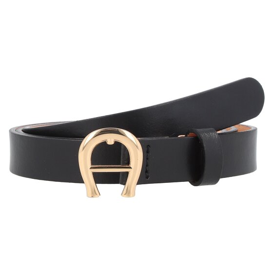 AIGNER Cintura con logo in pelle